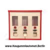 kaugummiautomat 3 schacht set komplett