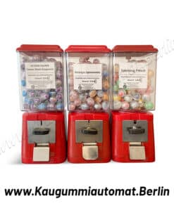 kaugummiautomat 3 schacht set komplett automaten