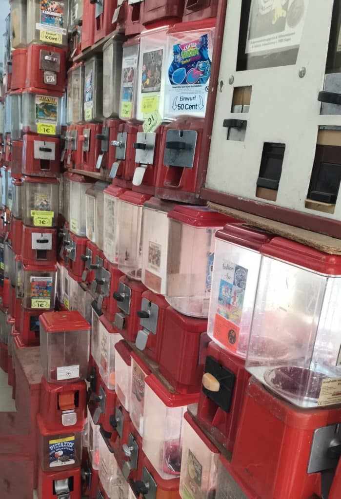 Die beliebtesten Füllungen in Kaugummiautomaten
