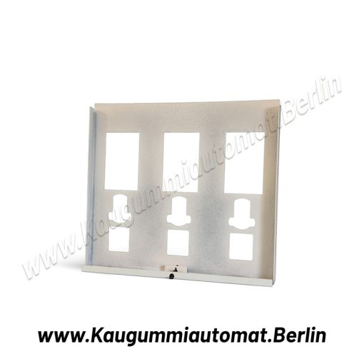 3-Schacht Frontplatte weiss für Kaugummiautomat