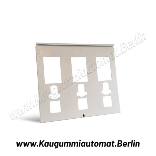 3er-Frontplatte weiss für Kaugummiautomat