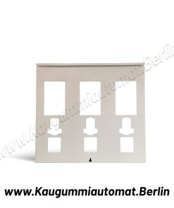 3er Frontplatte weiss für Kaugummiautomat