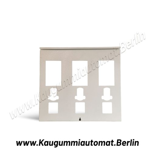 3er Frontplatte weiss für Kaugummiautomat