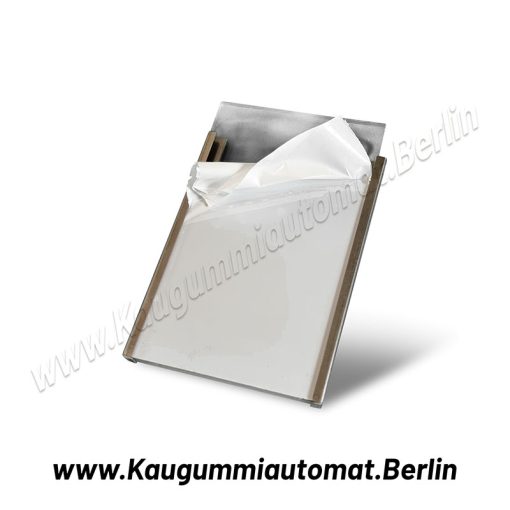 Kaugummiautomat Berlin - Polycarbonat-Scheibe mit Halterung