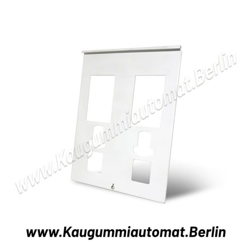 2er-Frontplatte weiß Kaugummiautomat