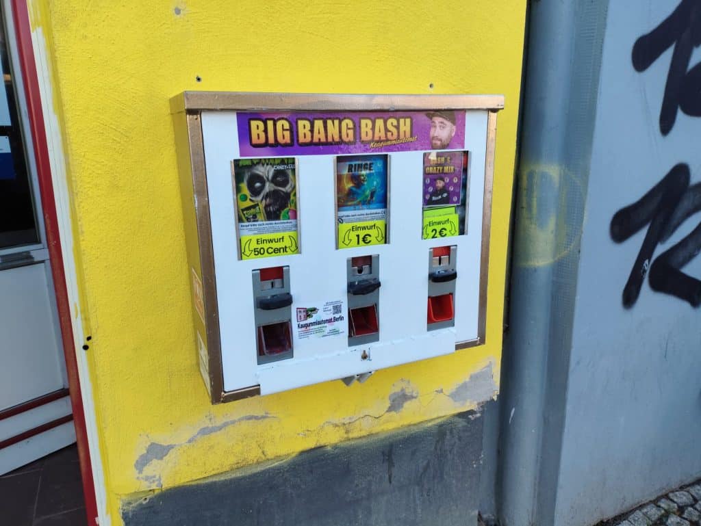 kaugummiautomat bigbangbash2 fuellung berlin