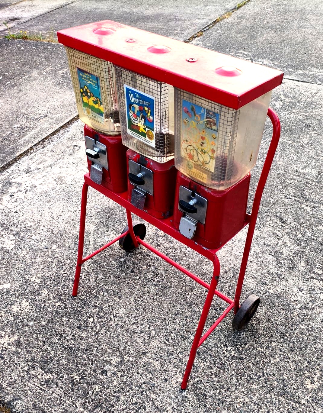 Kaugummiautomat 3 er Set mit Wunschfüllung mieten