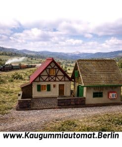 Kaugummiautomat Original rot weiss Modellbau Bahn Modelleisenbahnfan Geschenk