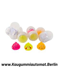 Stiftaufsatz Emoji Kackhaufen Kapselautomat Füllware bunt