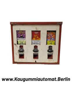 kaugummiautomat 3 schacht roststellen retro vintage