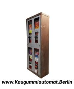 kaugummiautomat frontplatte silber v oeffnung retro