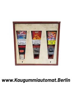 Gebrauchter Kaugummiautomat Berlin rot weiss 9cent
