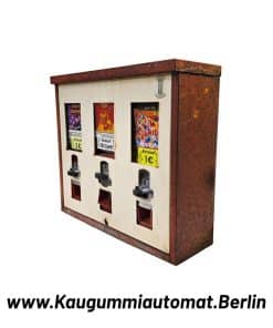 kaugummiautomat frontklappe weiss modern 3 schacht vintage
