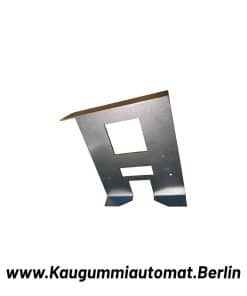 Schutzblech fuer Kaugummiautomaten Schacht Sicherung