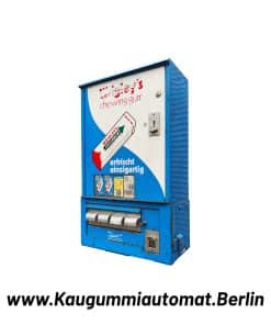 Kaugummiautomat Vintage Deko Objekt blau weiss