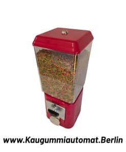 Automat zum Fische füttern für Kinder am Teich